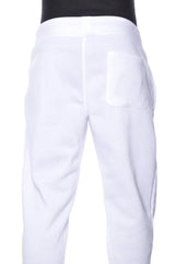 Southpole Mens 1570 Basic Active Sweatpants Fleece Jogger, White, Medium US Southpole