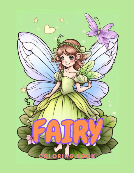 Fairy Coloring Book (Fantasy Coloring Book Series) WoodArtSupply