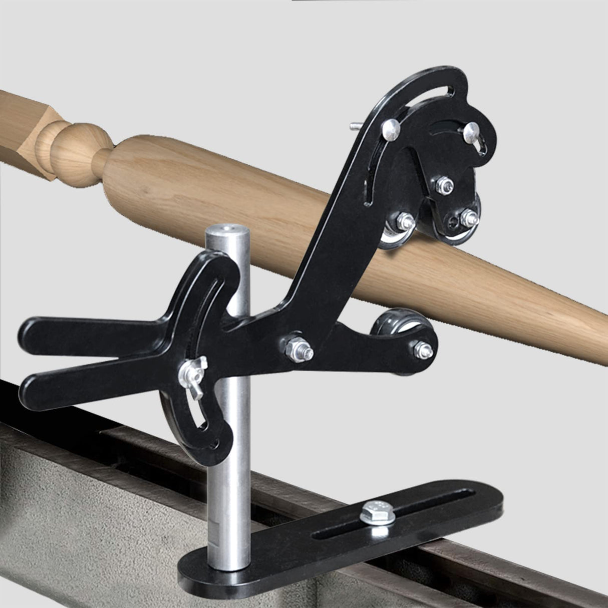 NAGU Woodworking Wood Lathe Steady Rest,Lathe stabilizer Lathe Center Frame Spindle NAGU