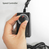 3D Printer Enclosure Ventilation Kit with 5000RPM Fan and Speed Control Power Adapter, Flex Tube, Exhaust Smoke & Odors, Low Noise, for 3D Printer Enclosure & Laser Engraver Enclosure Makacces