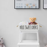 Bathroom Decor Box 2 Sides Funny Toilet Paper Holder Wood Tank Box Over Toilet Paper Storage Basket with Rope Handle Rustic Bathroom Paper Organizer Box with Funny Sign Farmhouse Home Decor Box ANRXNCY