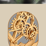 Aida & Hani Wooden Dragonfly Toy 3D Puzzle Toy Creative DIY Assembly Mechanical Wood with Mortise and Tenon Structure Jigsaw Toy Ornament Aida & Hani