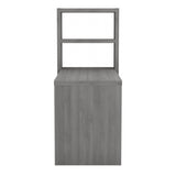 Bush Business Furniture Office by Kathy Ireland Echo 56W Bookcase Desk in Modern Gray Bush Business Furniture