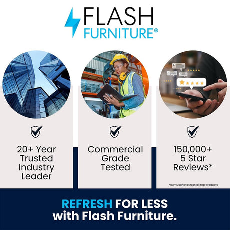 Flash Furniture Philip Commercial Grade 30" Round Red Metal Indoor-Outdoor Bar Height Table Flash Furniture