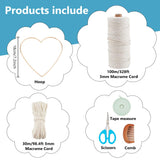 INFUNLY Macrame Angel Wings Kit - DIY Angel Wings Woven Wall Hanging for Christmas, Birthday with Instructions INFUNLY