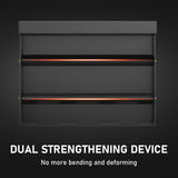 Utheer 17" x 13" Nano-Ceramic Nonstick Griddle for Gas & Charcoal Grills – Universal Flat Top Griddle with Grease Groove/Reinforced Ridges/High Sidewalls, Perfect for Healthy Cooking,Parties & Camping Utheer