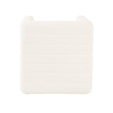 HomePop Modern Channel Tufted Ottoman Home Décor|Ottoman for Living Room & Bedroom - Cream Boucle HomePop