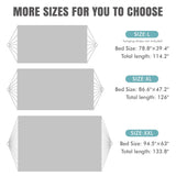 INNO STAGE Double Hammock - 2 Persons Portable Hanging Camping Bed, Blue, 118.3"L x 63"W, 350Lbs Capacity, Polyester, Supports Up to 350 lbs INNO STAGE