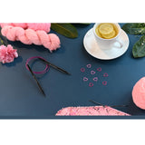 Svartur Interchangeable Circular Knitting Needles Set, with Assorted Circular Knitting Needles and Cables, Accessories and Case, 9 Pairs Svartur