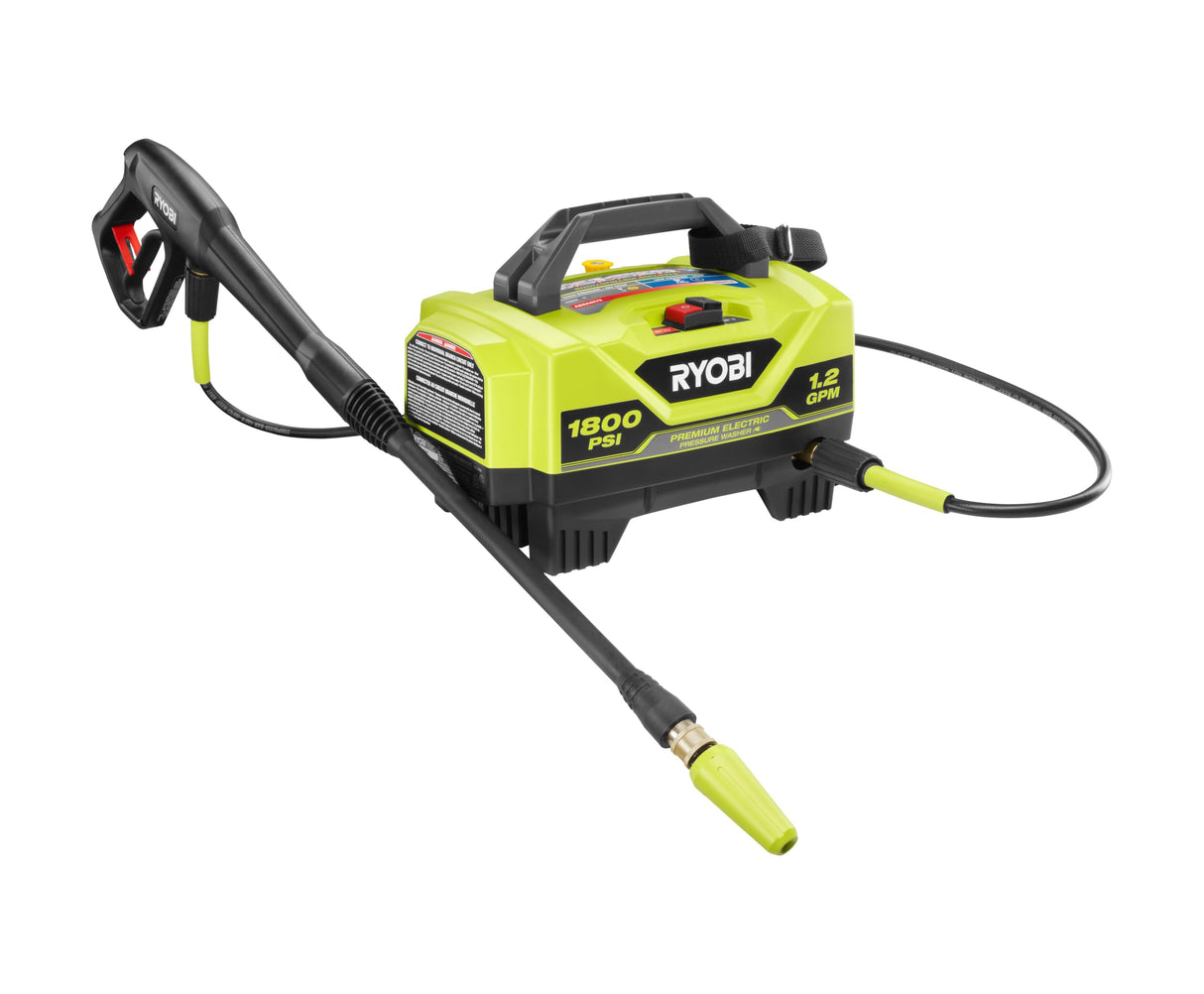 RYOBI 1,800 PSI 1.2 GPM Electric Pressure Washer, RY141820VNM RYOBI