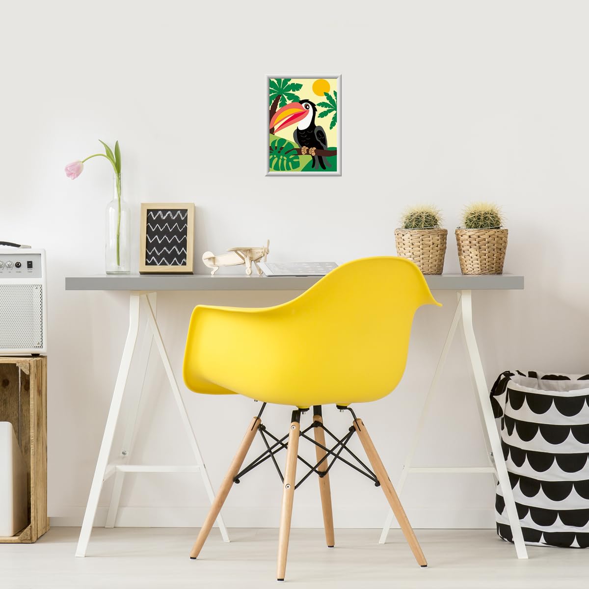 Ravensburger CreArt Toucan in Jungle Paint by Numbers Kit for Kids - 25970 - Painting Arts and Crafts for Ages 7 and Up Ravensburger