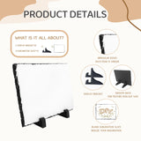 12 Pack Blanks Sublimation Rock Slate Photo Frame Rectangular Heat Transfer Custom Photo Stone Plaque Memorial Gifts Picture Frames for Valentines Wedding Christmas Thanksgiving, 5.9" x 7.9" WHEATHUSK