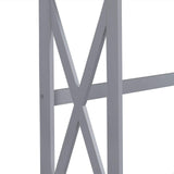 Yaheetech Grey Console Table with 2-Tier Storage for Entryway or Living Room Yaheetech