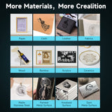 Creality Laser Engraver Falcon 10W,DIY Laser Cutter and Engraving Machine with 0.06mm Light Spot 10000mm/min, Offline Usage CNC 3D Engravers for Wood Metal Acrylic Glass Creality