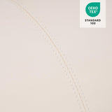 MCombo Power Lift Recliner Chair for Elderly, Lift Chair with Heat and Massage, FSC Certified, USB Ports, Cup Holders, Faux Leather 7040 (Cream White, Medium) MCombo