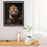 WUIVCTR Paint by Numbers Tiger for Adults, Acrylic Oil Painting by Numbers Kits for Beginner with Paintbrushes Brushes Paintwork Art Canvas for Home Decor 16x20 inch / 40x50 cm WUIVCTR