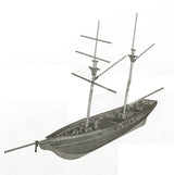 HAPYLY Scale DIY Hobby Wooden Ship Science Equipmen Assembly Model Boat Kits Sailing Boat Kit Decor Toy Gift (1:70) HAPYLY