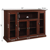 Convenience Concepts Summit Highboy 60 inch TV Stand with Storage Cabinets and Shelves, Espresso Convenience Concepts