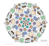 Kawaii Mandala Coloring Book: 32 Super Cute Designs that Bring Joy and Happiness (Design Originals) Adorable Line Art of Cats, Dinosaurs, Candy, Llamas, Sushi, Ice Cream, Narwhals, and More Design Originals