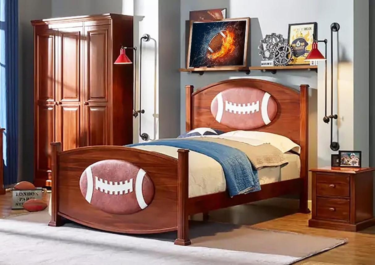 Apomelo 12X16 inches Diamond Art Kit Football Sport Diamond Art Painting Kit for Adults,Football Fire Apomelo