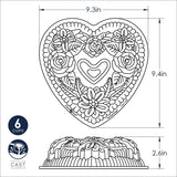 Nordic Ware Floral Heart Bundt Nordic Ware
