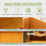 Raised Garden Bed Wood Planter Box Outdoor Wooden Elevated Planters Raised Beds with Legs for Vegetable Flower Herb, 39.37"x15.75"x33"H, Standing Gardening Box with Liner for Backyard, Patio, Deck Kdgarden