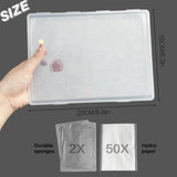 Kreapa Stay Wet Palette for Acrylic Painting, Wet Pallets for Painting Miniatures Include Wet Pallete Tray, 2 Pcs Sponges and 100 Pcs Hydro Paper to Keep Paint Stay Wet Kreapa