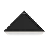 HBCY Creations Flag Display Case for 5' x 9.5' American Veteran Burial Flag Solid Wood Black Frame with Glass Front with Wall Mount or Standing HBCY Creations