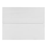 Knocbel Farmhouse 2-4 Person Rectangular Folding Dining Table, Wooden Kitchen Dining Room Bar Pub Bistro Small Space Furniture, Standard Height (White) Knocbel