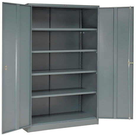 Global Industrial Unassembled Metal Storage Cabinet 48x24x78, Gray Global Industrial