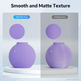 DEEPLEE Matte PLA Filament 1.75mm, 3D Printer Filament Dimensional Accuracy +/- 0.02mm, No Clogging, Higher Toughness, Cardboard Spool 3D Filament, 1kg Black Deeplee