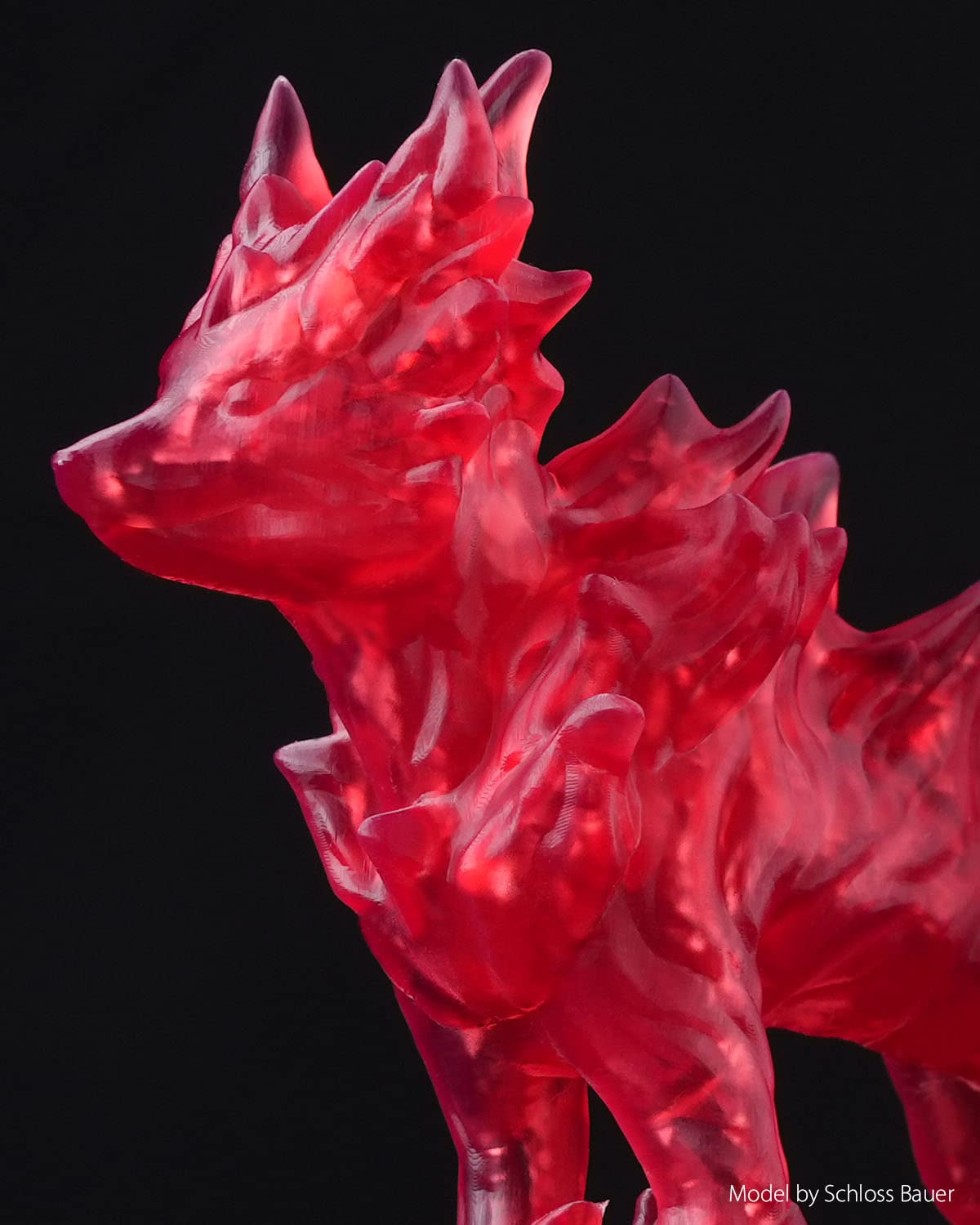 Aceaddity Elite Series 3D Printer Resin 405nm Photopolymer Resin LCD/DLP UV-Curing High Precision 3D Printing Liquid Compatible with 8k 3D Printer (Clear Red, 1200g) Aceaddity