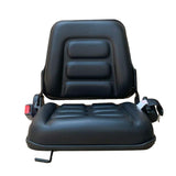 CDZHLTG Universal Forklift Seat Waterproof Forklift Suspension Seat with Safety Belt Adjustable Forklift Seat for Tractor Loader Excavator Forklift Black CDZHLTG