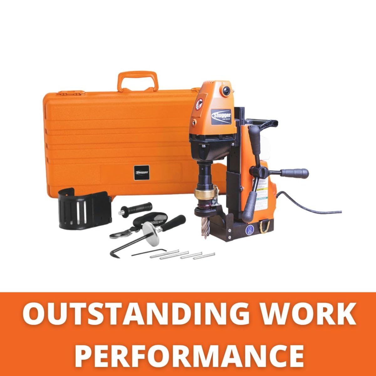 Fein JHM USA 101 Endurance Magnetic Drill with 2" Maximum Drilling Depth - 3/4" Straight Shank, 1,050 W, 480 RPM - 72725261124 Jancy