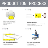 6 PCS Sublimation License Plate Frame Blanks, DIY White Metal Aluminum car Tag, Custom Picture Design for car tag Frame (12.2x6.3x0.04in) OKBA