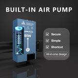 AENBUSLM T1 Laser Engraving Machine,80W Laser Module Built-in Air Pump 10W(10000mW) Output Power,Laser Cutting Engraving Tool Engraving Machine for Wood Metal Aluminum Glass Leather - Class 4 AENBUSLM