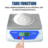 Sutekus Digital Scales 0.04oz to 55lbs - Precise Kitchen Scale for Cooking, Home & Postal Sutekus
