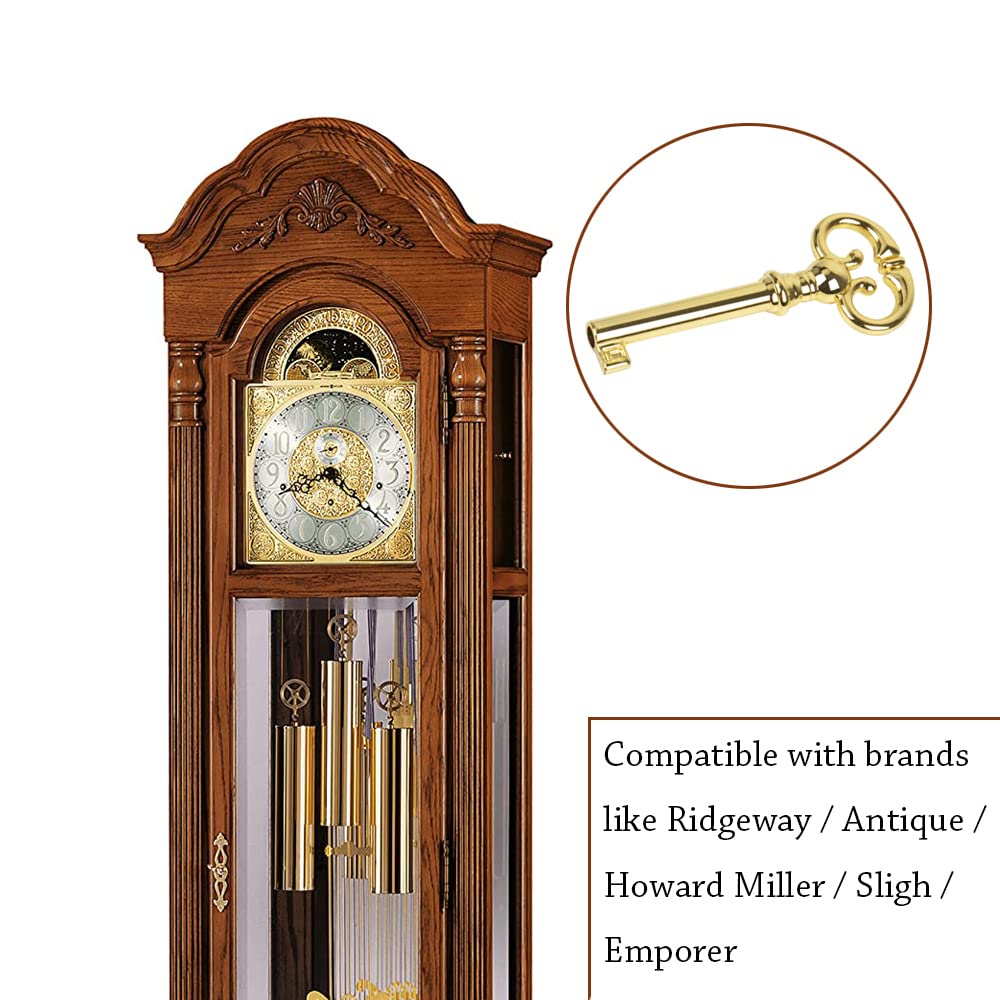 FELHOOD Grandfather Clock Door Key for Most Clocks Prior to 2004, Compatible with Ridgeway, Sligh, Emporer, Pearl, Seth Thomas, Trend Grandfather Clock - 1 Pack FELHOOD