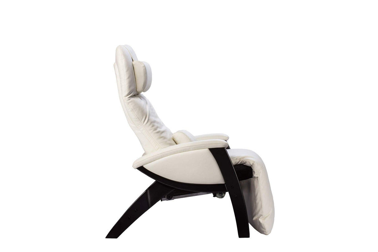 Svago ZGR Plus SV-395 Dual Power Infinite Position Zero Anti Gravity Recliner with Heat and Massage - Snowfall White Fau Cozzia