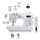 Sewing Machine Computerized Embroidery Sewing Machine with 60 Unique Built-in Stitch Uten