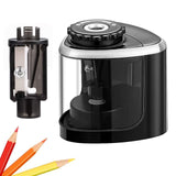 Aogwat Pencil Sharpener Electric Pencil Sharpener for Kids, Blade to Fast Sharpen, Suitable for No.2/School/Classroom/Office/Home (Black) Aogwat