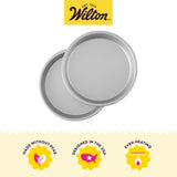 Wilton Performance Pans Aluminum Round Cake Pan, 9 x 2 in., Pack of 2 Wilton