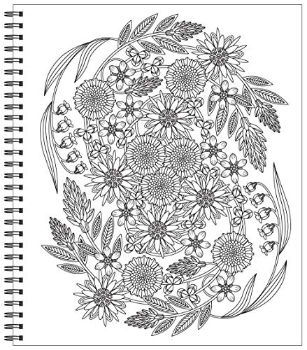 Color & Frame - Fresh Flowers (Adult Coloring Book) New Seasons