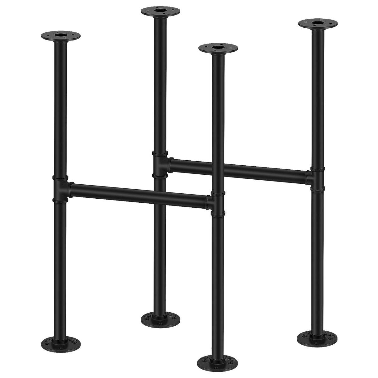 Licperron Coffee Table Legs, 2 Pack 30 Inch Industrial Metal Table Legs, Black Pipe Table Legs for Coffee Desk Furniture Licperron
