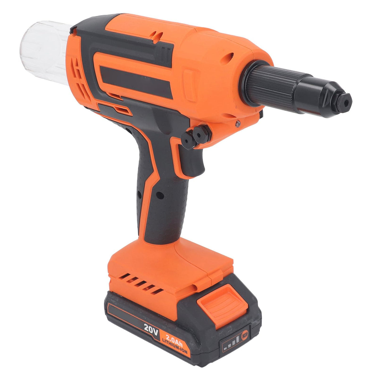 Rivet Nut Set, 30KN Force Electric Rivet Nut Set 20V 28mm Stroke for Woodworking Applications (US Plug 100‑240V) Yunseity