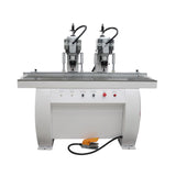 BREVELTION 110V Pneumatic Hinge Machine Woodworking Hinge Drilling Machine for Drilling Processing of Cabinets Wardrobes 48-6 Combined Drill 1.5KW*2 Double Station BREVELTION