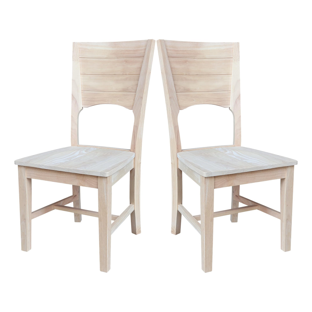 IC International Concepts Canyon Set of 2 Dining Chairs, Brown IC International Concepts