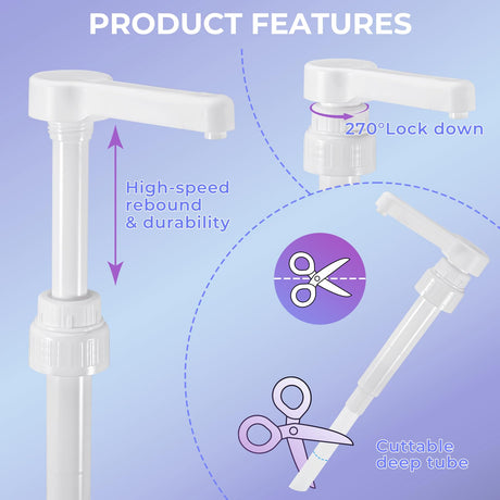 Bundle Set of LET'S RESIN 1 Gallon Epoxy Resin Kit and 30CC Gallon Pump Dispenser LET'S RESIN