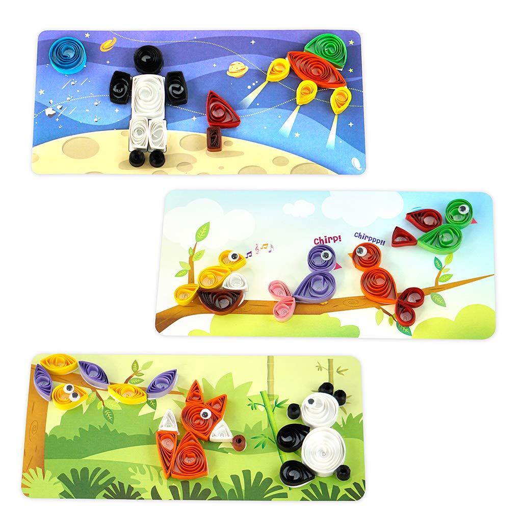 Quill On Spyrosity Explore Quilling Craft Kit | Arts and Crafts for Kids Ages 6-8 | Girls Toys Age 6-8 | Crafts for Kids Ages 4-8 | 7 Year Old Girl Birthday Gifts | Gifts for 5 Year Old Girls Quill On