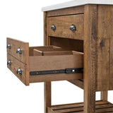 Martin Svensson Home Monterey 31" Wood Single Bathroom Vanity Natural Brown Martin Svensson Home